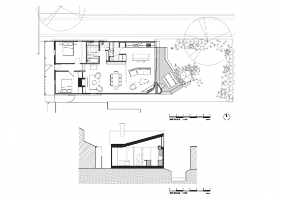 a floor plan of a house