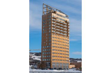 a tall building with many windows